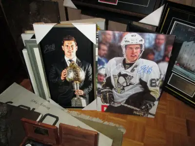 Sidney Crosby Signed 29" x 20" Canvas from Frameworth, View more