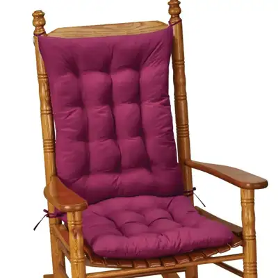 Quilted Rocking Chair Cushion Set – Burgundy | Good Finds, View more
