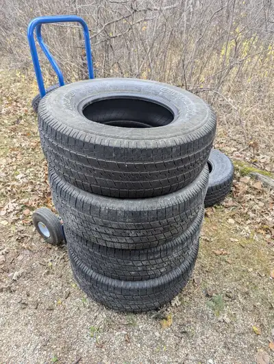 Get ready for your next adventure with this set of four Uniroyal Laredo Crosstour tires, size 265/70...