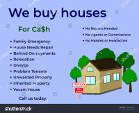 We Buy Houses!!! Cash