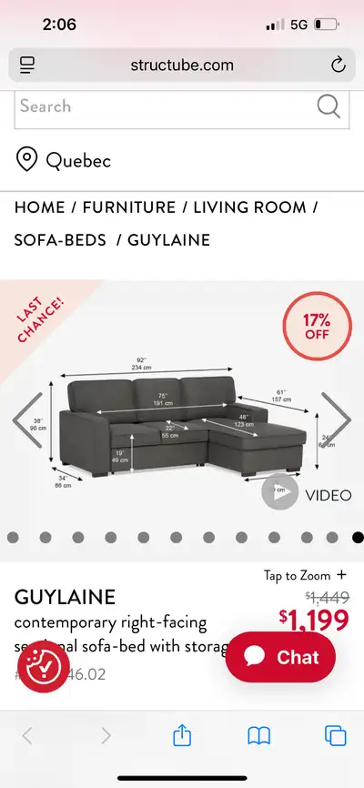 Sofa -Like New, View more