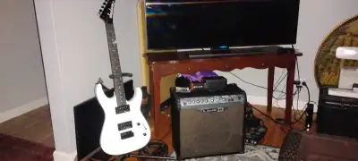 Jackson guitar amp and pedal, View more