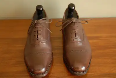 Charles Tyrwhitt Brown Cap Toe Oxford, GYW, EUC, UK6 EU39.5, View more