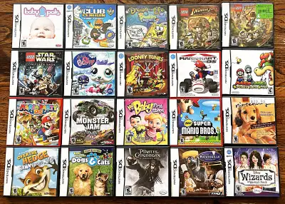 EMPTY NINTENDO DS+3DS CASES + MANUALS ONLY ***NO GAMES**-from $3, View more