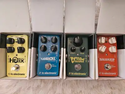 Absolutely Mint/Like new Condition TC Electronic Pedals with Original boxes etc. All are in As new c...