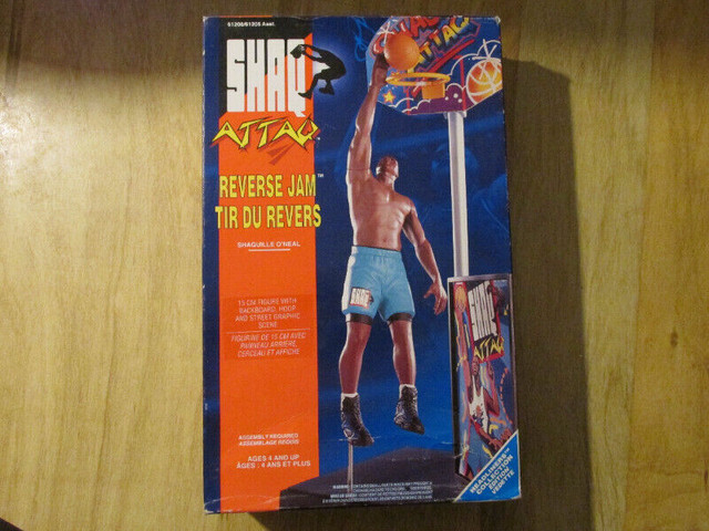 SHAQ Reverse jam Action Figure Toy Kenner Basketball NBA in Toys & Games in Hamilton