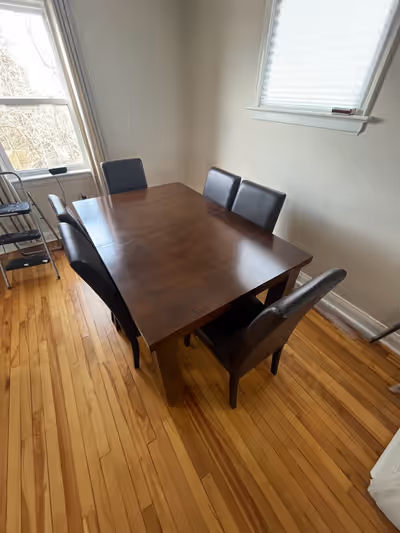 Selling a large dining room table. Chairs are not included. Asking $250 for the table.
