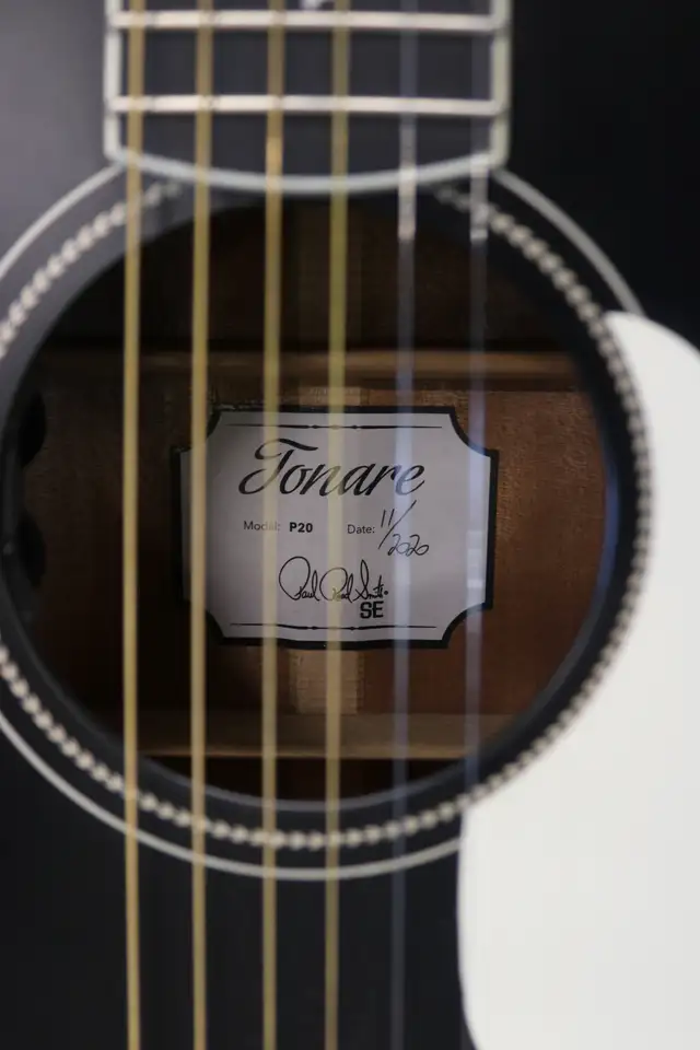 PRS SE P20- Parlor Acoustic Guitar with Gigbag - Satin Black Top in Guitars in City of Halifax - Image 5