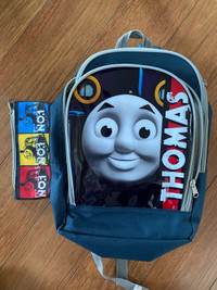 Thomas backpack for kids with pen trousse for kids 