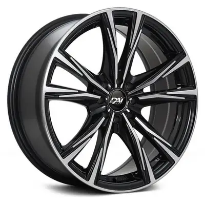 18" DAI Oracle Gloss Black/Machined Face 5x114.3mm CB 73.1mm (comes with hubcentric rings for 67.1mm...