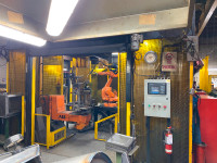 ABB/ Miller welding robot with ABB 2 Axis Positioner