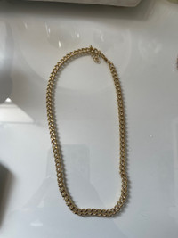 Gold plated Cuban link chain