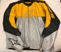 AlpineStars Leather Motorcycle Jacket