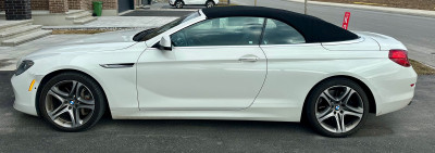 BMW 650i Convertible White 