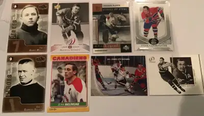 Montreal Canadiens 16 Greats Cards: Rocket Richard, Beliveau +++, View more