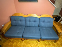 Solid ash sofa set