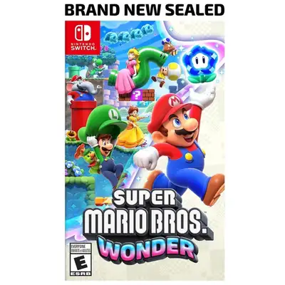 I have Super Mario Wonder for Switch Brand New Sealed $75 Or Open perfect condition with original ca...