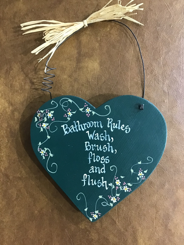 Bathroom Rules sign63992848745859120