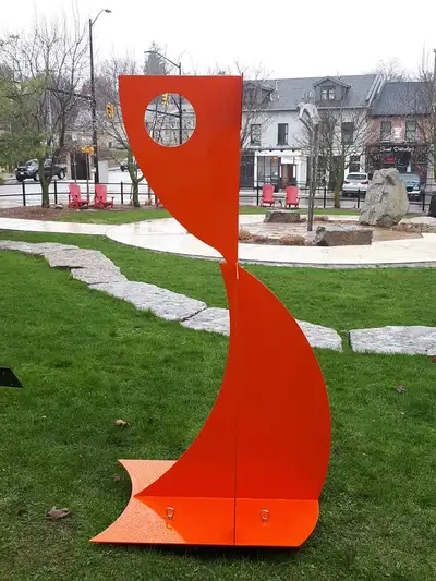 Original direct metal sculpture; one of a kind. "Marine Architecture - Study A" was created for the...