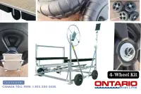 Ontario Boat Lifts: 4-Wheel Kit - Make Your Lift Travel-Ready