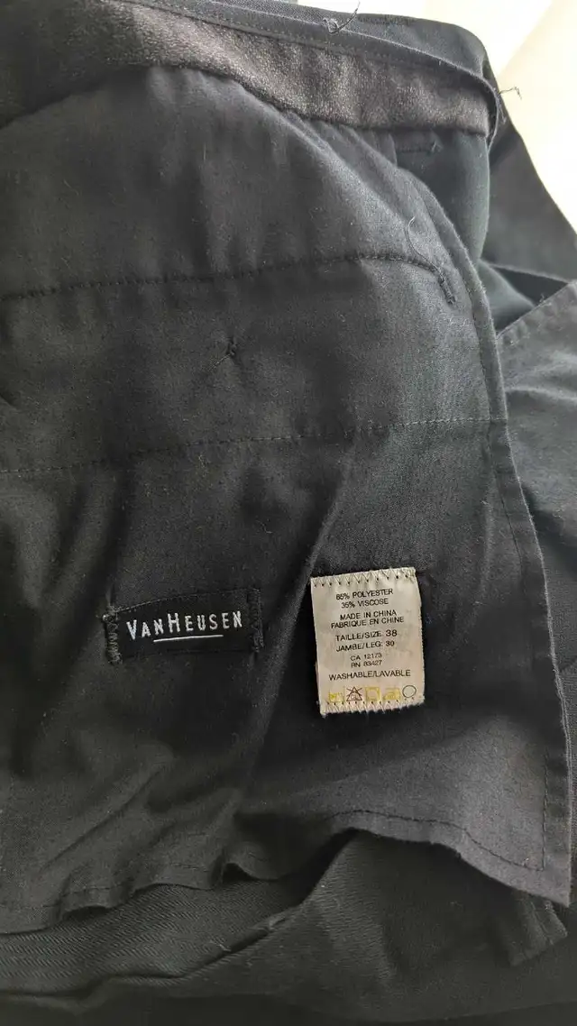 2 VanHeusen mens pants size 38 in Men's in Edmonton - Image 6