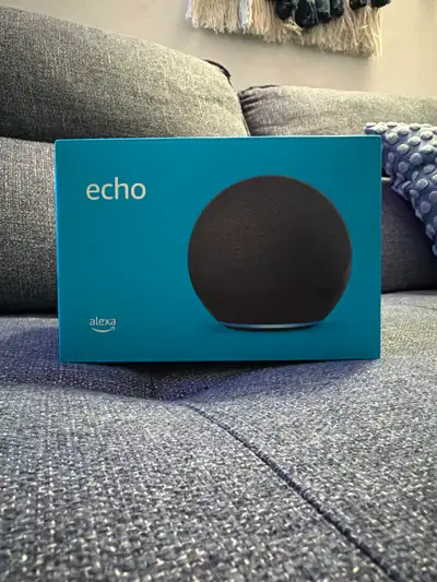 Selling a brand-new, unopened Amazon Echo (4th Gen) in Black. Flagship model, not to be confused wit...