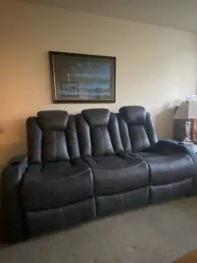 New power reclining couch, View more
