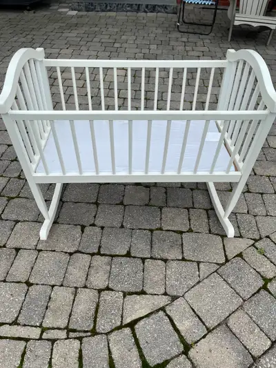 BABY All WOOD BASSINET, View more