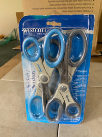 Brand new Wescott Scissors, Microban, 4 pairs 
