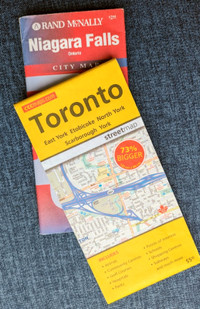 Toronto / Niagara Falls City maps