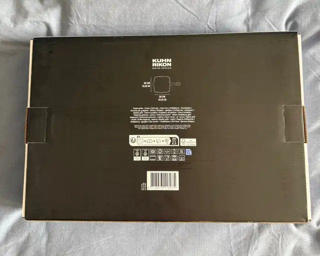 New KUHN RIKON 10.25 Inch Cast Iron Grilling Pan in Kitchen & Dining Wares in Markham / York Region - Image 6