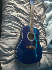 Blue acoustic guitar (New)
