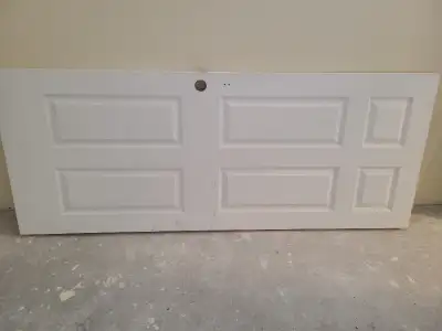 We have one 6 panel white MDF Hollow Core Interior Slab Door for sale, excellent condition. 80" x 36...