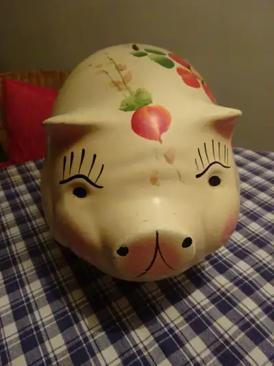 tirelire cochon année 1944, View more