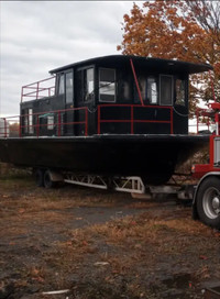 Bateau maison 40 pieds / Boat house 40 ft