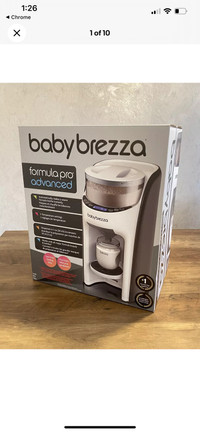 Opened Box New Baby Brezza Formula Pro Advanced