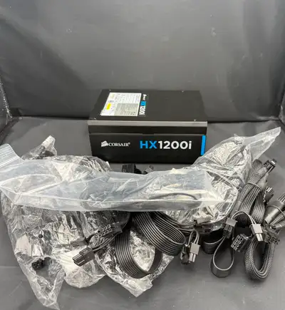 Selling a Corsair HX1200i power supply, a robust unit that delivers 1200W of reliable power for high...