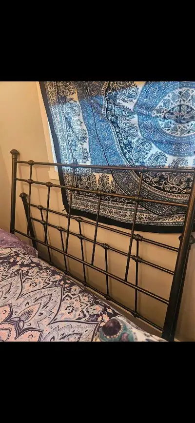Queen headboard and footboard , View more
