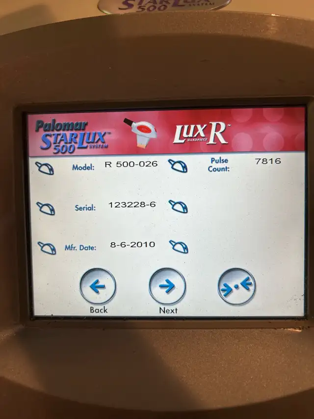 Palomar Starlux 500 Laser System in Health & Special Needs in Bedford - Image 9