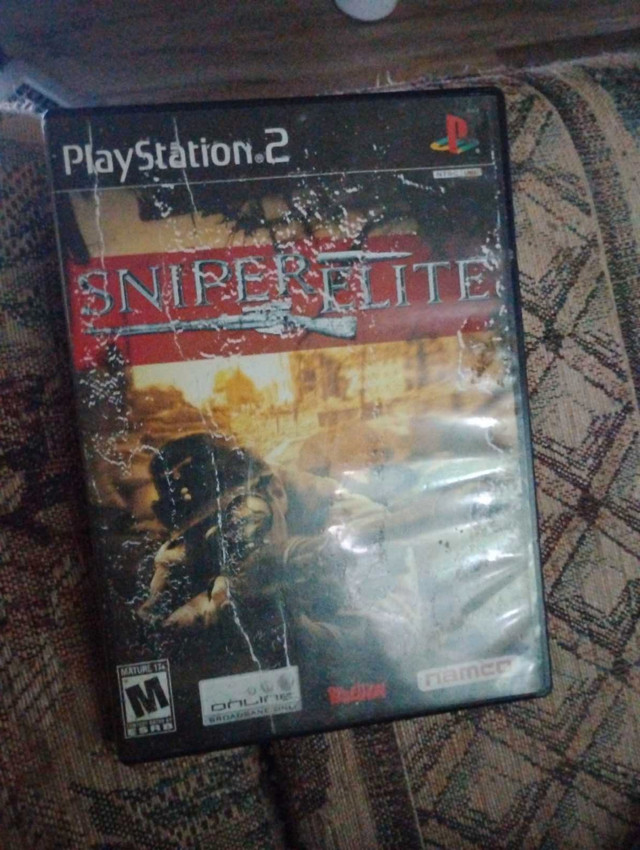Sniper Elite Sony  PS2 Black Label Namco Game No Man in Older Generation in Kenora