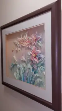 3 D Clay Floral Wall Art