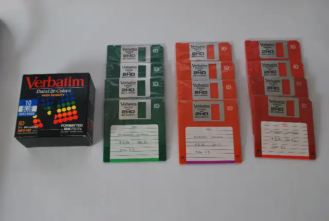 12 Pcs Lot - 3.5” Floppy Diskettes 1.44MB HD High Density Disks63904276721667121