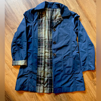Barbour Reversible Derby Mac Raincoat. Size 6 small
