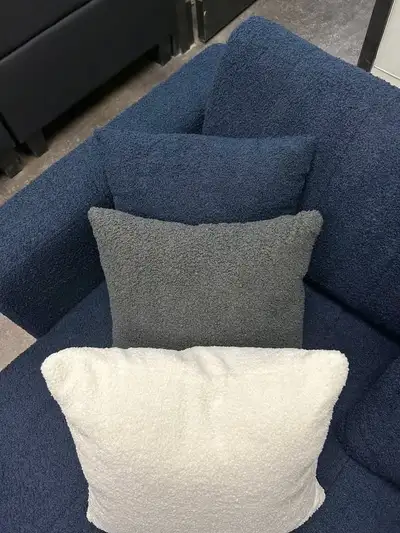 Dark Blue Fabric Sectional Sofa , View more