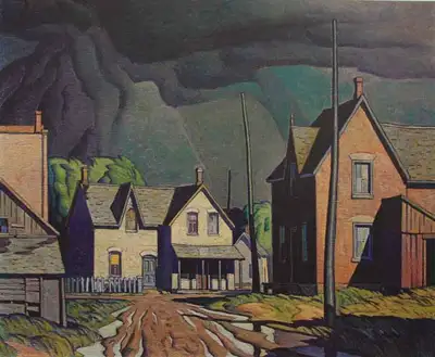 A.J. Casson Limited Edition "Approaching Thunderstorm", View more