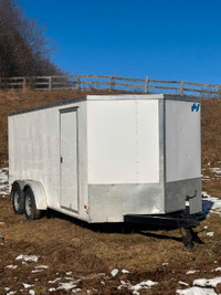 $9,599.00, 7x16 Enclosed Cargo, E-brake, 2axle trailer for sale