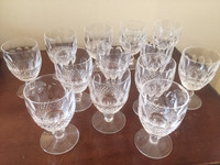 Crystal Wine Glasses Set of 13