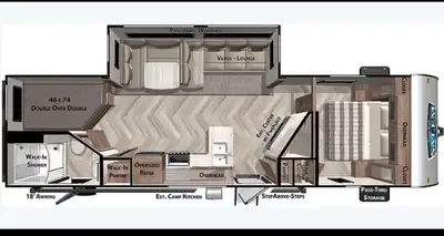 Ready for your next adventure? This well-maintained 2022 Forest River Salem 26DBUD travel trailer is...