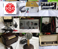 Variety Vintage Electronic Equipments