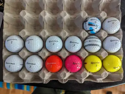 $15 per dozen golf balls, View more